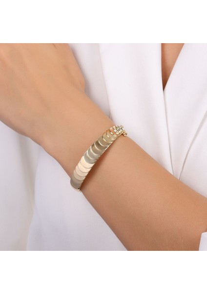 Altın Tasarım Kelepçe - 14K