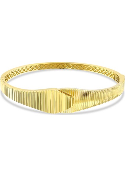 Altın Tasarım Kelepçe - 14K