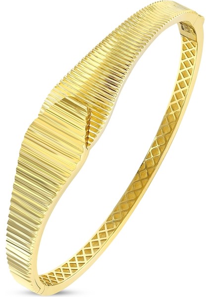 Altın Tasarım Kelepçe - 14K