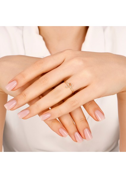 Kalp Figürlü Altın Yüzük - 14K