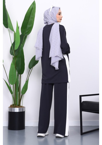 Antrasit Renk Bloklu Modal Tunik Pantolonlu Takım fırsatları