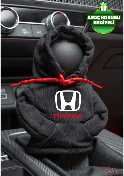 Honda Logo Siyah Kırmızı Vites Hoodie Araç Vites Kıyafeti Vites Poları Oto Aksesuarı Vites Topuzu Tr