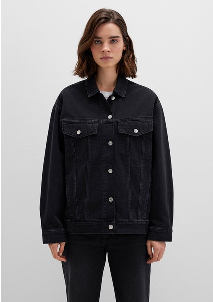 Luna 90LAR Koyu Gri Jean Ceket 1110177-90547 fırsatları