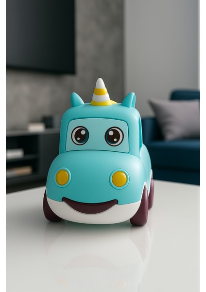 Sevimli Unicorn Araba Kumbara – Şifreli Para Kutusu – Çocuklar Için Oyuncak ve Kumbara Bir Arada