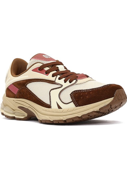 Studio Kadın Bej Bağcıklı Kalın Tabanlı Sneaker 25AFD435014