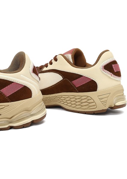 Studio Kadın Bej Bağcıklı Kalın Tabanlı Sneaker 25AFD435014