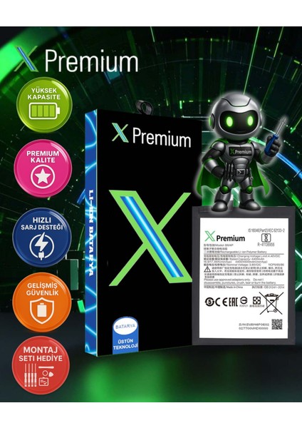 Xpremium Xiaomi Redmi K30I Uyumlu Batarya Pil Süper Yüksek Kalite 4500 Mah BM4P