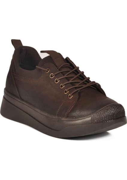 2551701K Kalın Taban Lastik Bag Kadın Deri Ayakkabı