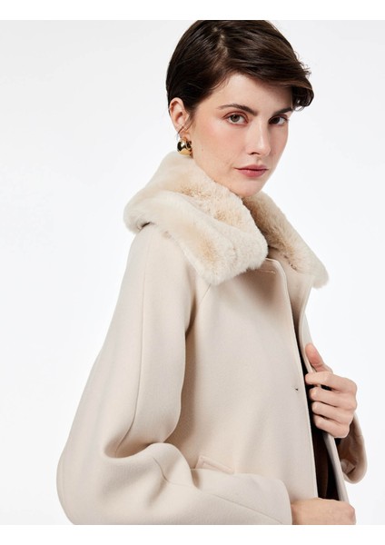 Ekru Kadın Kaban 6WAK00191EW