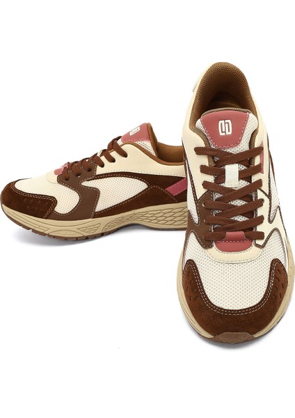 Studio Kadın Bej Bağcıklı Kalın Tabanlı Sneaker 25AFD435014