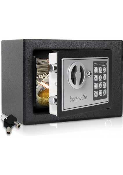 Elektronik Tuşlu Çelik Para Kasası Siyah (K95) fırsatları