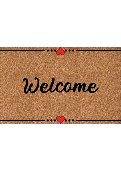 Dekoratif , Eğlenceli Dijital Baskı Kapı Önü Paspası - Paspas