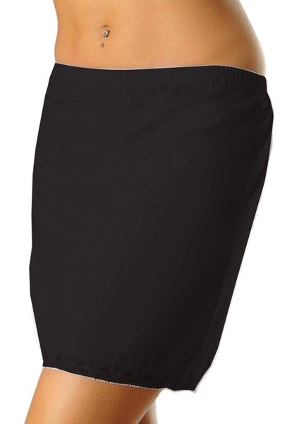 Kadın Dantel Detaylı Mini Jüpon Etek Astarı Siyah - 3001A modelleri