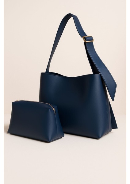 Kadın Yavrulu Yumuşak Deri El ve Omuz Shopper Çanta Uzunluk Ayarlı Sap indirimleri