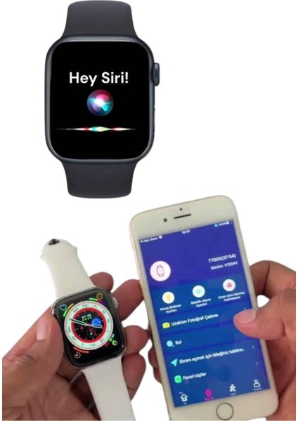 Akıllı Saat Çok Fonksiyonlu Uyku Takibi Adımsayar Nabız Ölçer Arama Cevaplaya - MCT5617-1652 modelleri