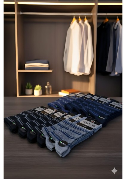 Bambu Erkek Soket Çorabı, Mevsimlik, Asorti, (41-45) 12 Çift fiyatları