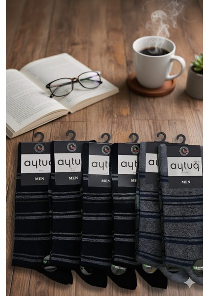 Bambu Erkek Soket Çorabı, Mevsimlik, Asorti, (41-45) 12 Çift modelleri