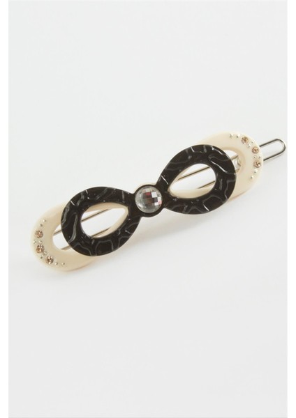 Sonsuzluk Taşlı Klipsli Toka