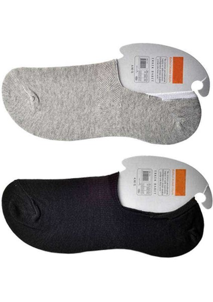 Siyah ve Gri Erkek Babet Çorap 9 çift indirimleri