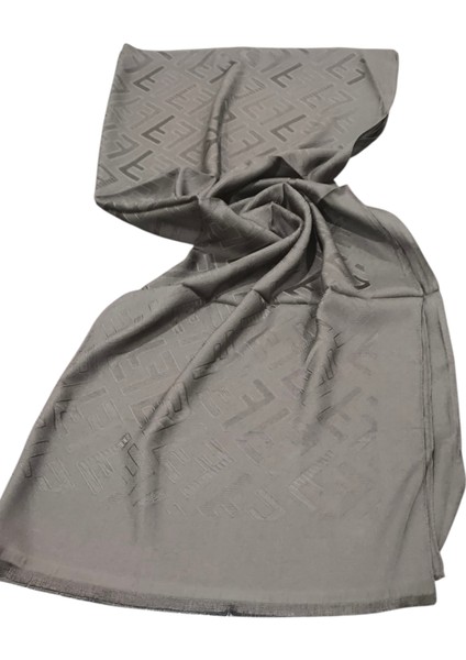 F Desen Ipek Jakarlı Şal Acı Kahve fırsatları