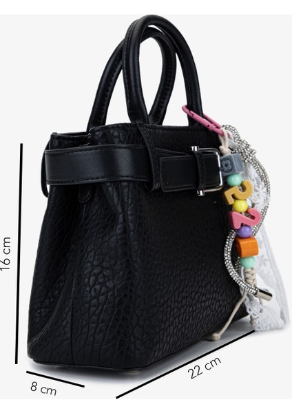Kadın Suni Deri Siyah Omuz Çanta 921 27091 Bn Cnt SK25-26 Sıyah fiyatları
