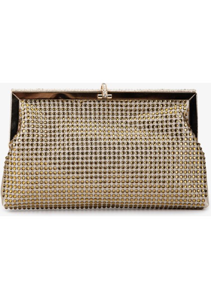 Kadın Vegan Sarı Abiye Çanta 1083 028 Bn Cnt SK25-26 Altın