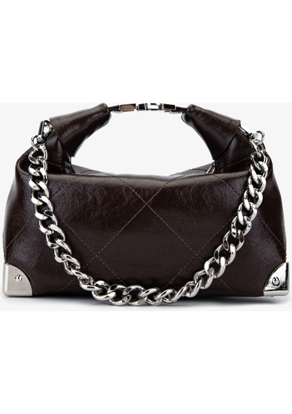 Kadın Suni Deri Kahverengi Omuz Çanta 921 27163 Bn Cnt SK25-26 Kahve