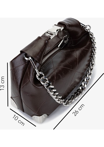 Kadın Suni Deri Kahverengi Omuz Çanta 921 27163 Bn Cnt SK25-26 Kahve fiyatları