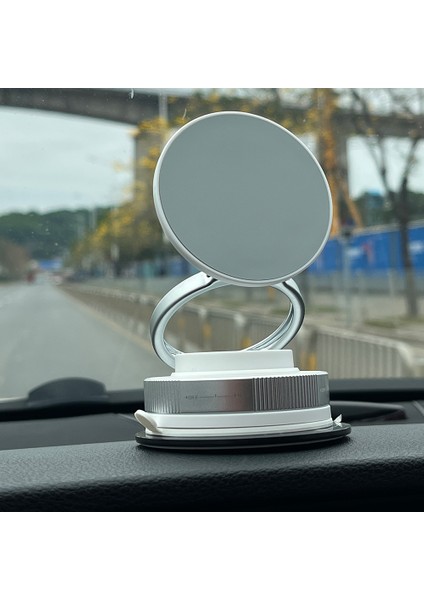 Vakum Özellikli 360° Dönebilen Magnetik Telefon Tutucu — Güçlü Tutunma, Hızlı Montaj fırsatları