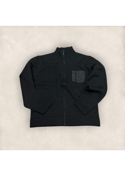 Fermuarlı Deri Ceket