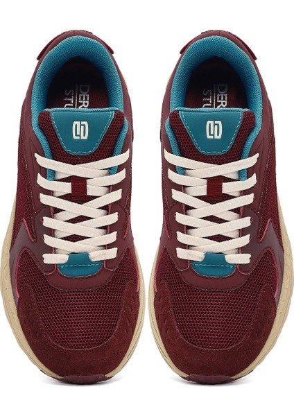 Studio Kadın Bordo Bağcıklı Kalın Tabanlı Sneaker 25AFD435014