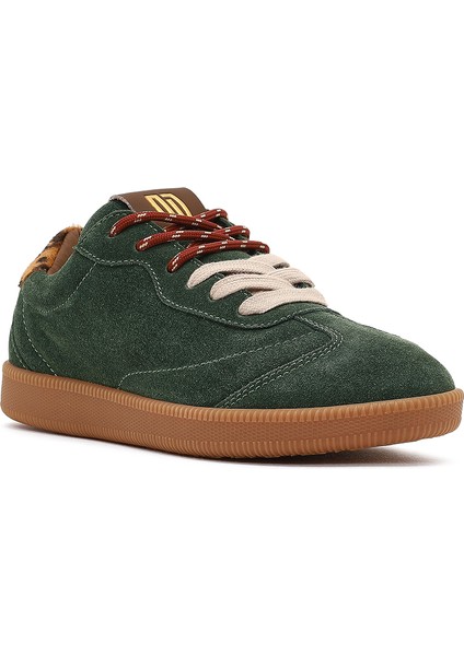 Studio Kadın Yeşil Bağcıklı Süet Sneaker 25AFD435310