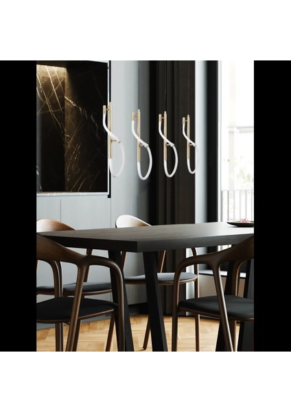 Dörtlü Sıralı Ledli Avize fiyatları