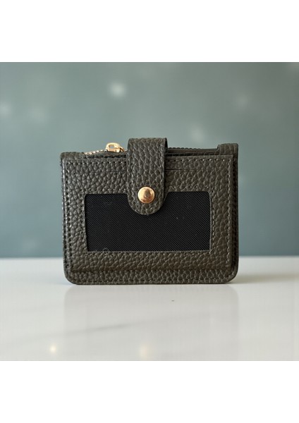 12 Adet Kart ve Bozuk Para Bölmeli Kartlık