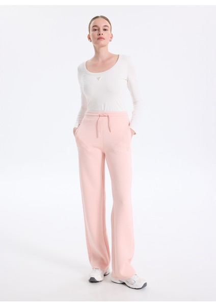 Bej Kadın Rahat Eşofman Altı Brenda