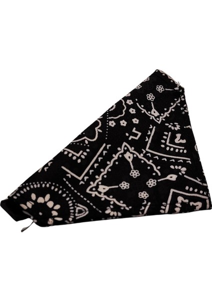 Üçgen Şeklinde, Ayarlanabilir Kedi ve Köpek Boyun Bandanası Siyah Renk fiyatları
