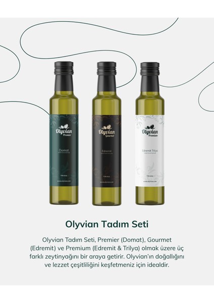 Tadım Seti Premier, Gourmet, Premium 250ML Naturel Sızma Zeytinyağı fiyatları