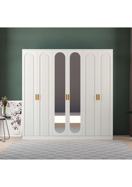 MİLA 6 KAPAKLI EKO GARDIROP - MDF KAPAK fiyatları