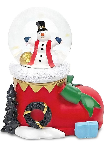 New Year Yılbaşı Boot Kar Küresi 7,6 x 4,5 x 8,8 cm