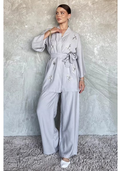 Taşlı Kimono Pantolon Ikili Takım P-00017514 fiyatları