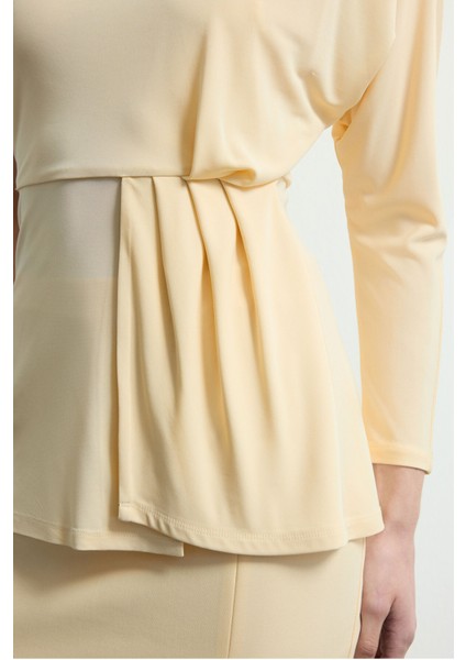 Tek Omuz Örme Bluz Vanilya 115M2245000 fiyatları