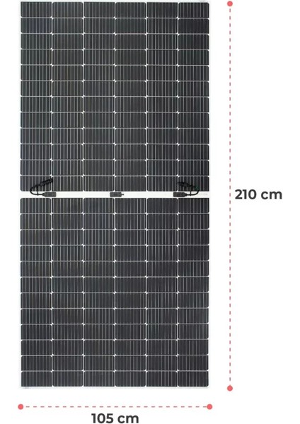 450W Monokristal Halfcut Flexible - Esnek Güneş Paneli fırsatları