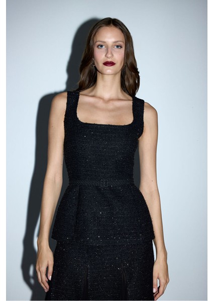 Kolsuz Tuvit Bluz Siyah 11545979000 fırsatları