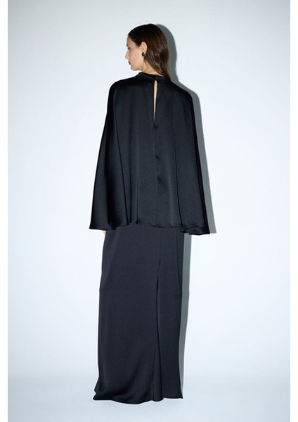 Pelerin Detaylı Bluz Siyah 11545951000 indirimleri