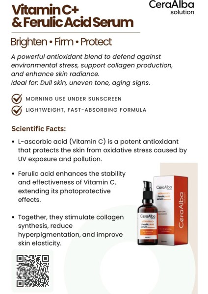 Vitamin C+ & Ferulik Asit Serumu indirimleri