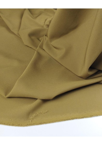 Yağ Yeşili Renkte Krep Kumaş (En 140 cm x Boy 285 Cm) indirimleri