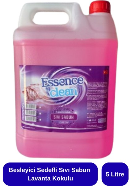 Besleyici Sedefli Sıvı Sabun Lavanta Kokulu 5 Lt