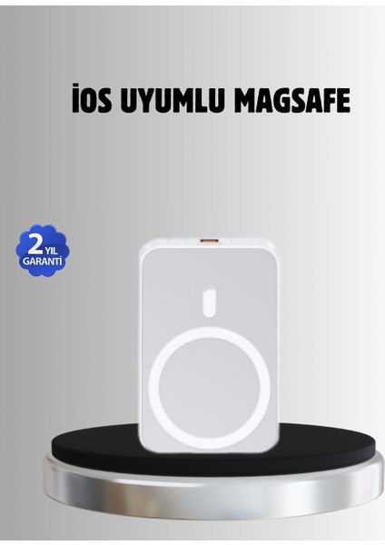 bulurum magsafe battery pack – kablosuz hızlı şarj, kompakt ve taşınabilir güç bankası