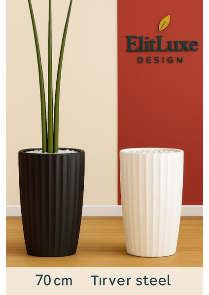 170 cm Yapay Aglaonema Red Salon Bitkisi – 24 Yapraklı – Premium Çizgili Dekoratif Saksılı – İç Mekân Modern Yapay Ağaç modelleri