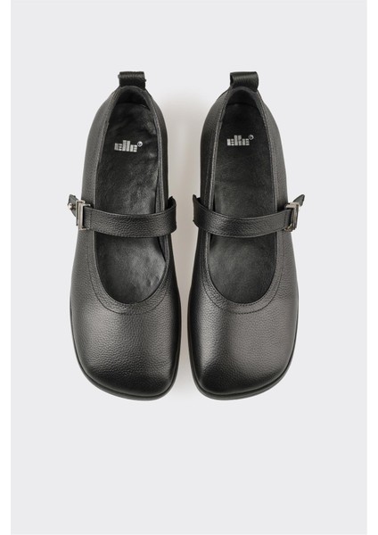 Siyah Deri Kadın Günlük Ayakkabı fırsatları